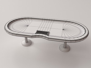 poker table 3D मॉडल