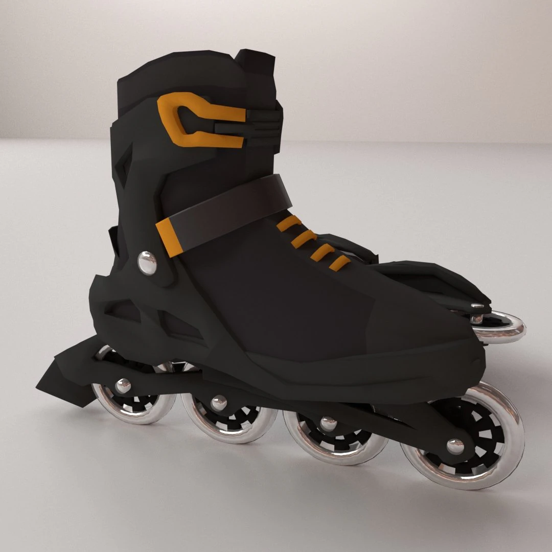 roller blade 3D Model .c4d .max .obj .3ds .fbx .stl .blend 