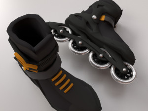 roller blade 3D 모델