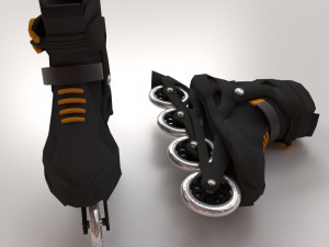 roller blade 3D 모델