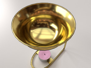 oil burner 3D 模型