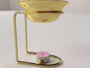 oil burner 3D 模型