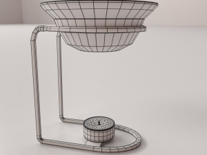 oil burner 3D 模型