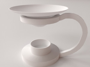 essential oil burner Model 3D