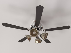 ceiling fan with light Modelo 3D
