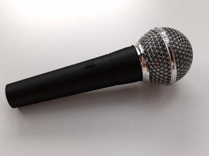 microphone 3D-Modell