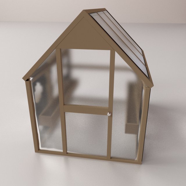 greenhouse 3D Модель .c4d .max .obj .3ds .fbx .stl .blend 
