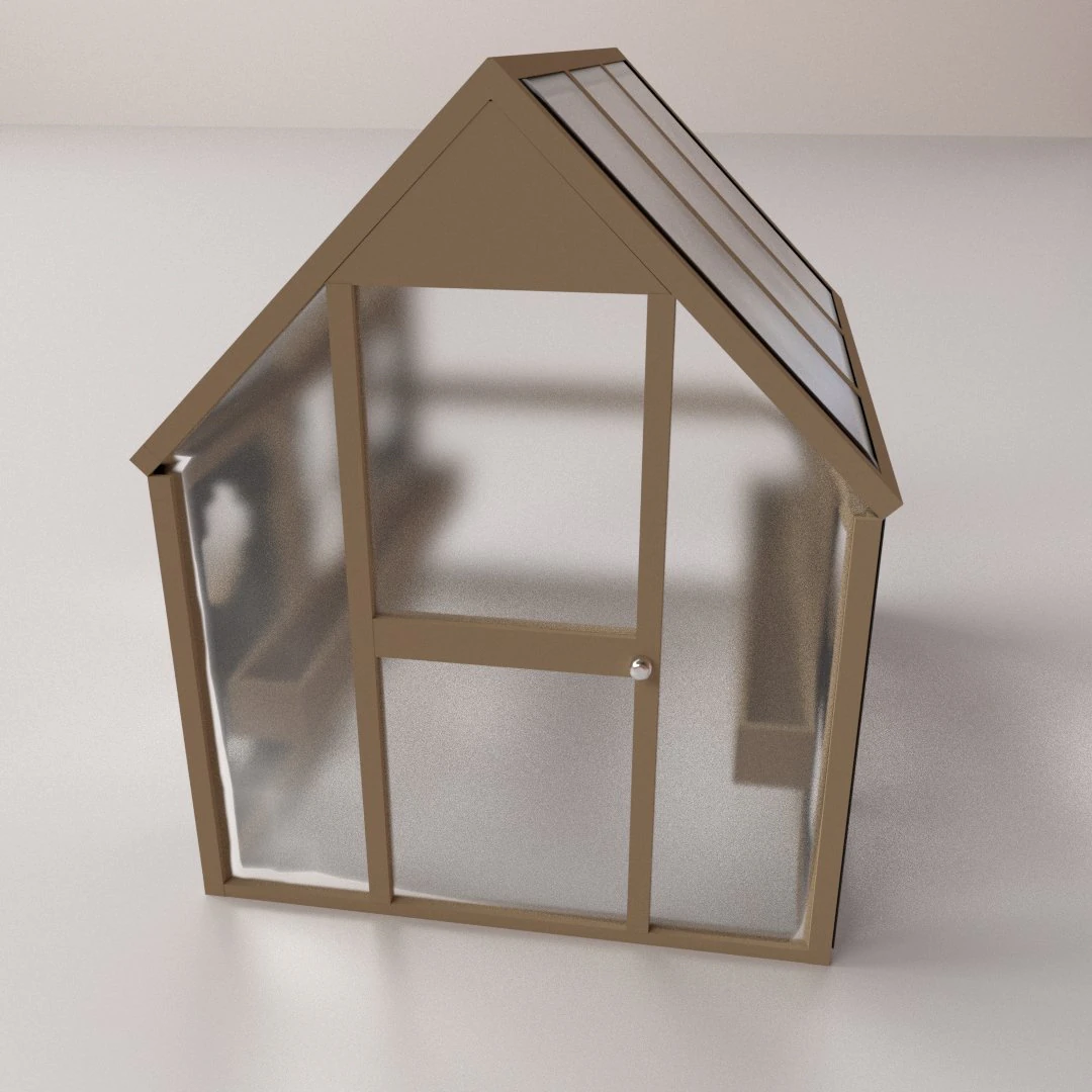greenhouse 3D Model .c4d .max .obj .3ds .fbx .stl .blend 