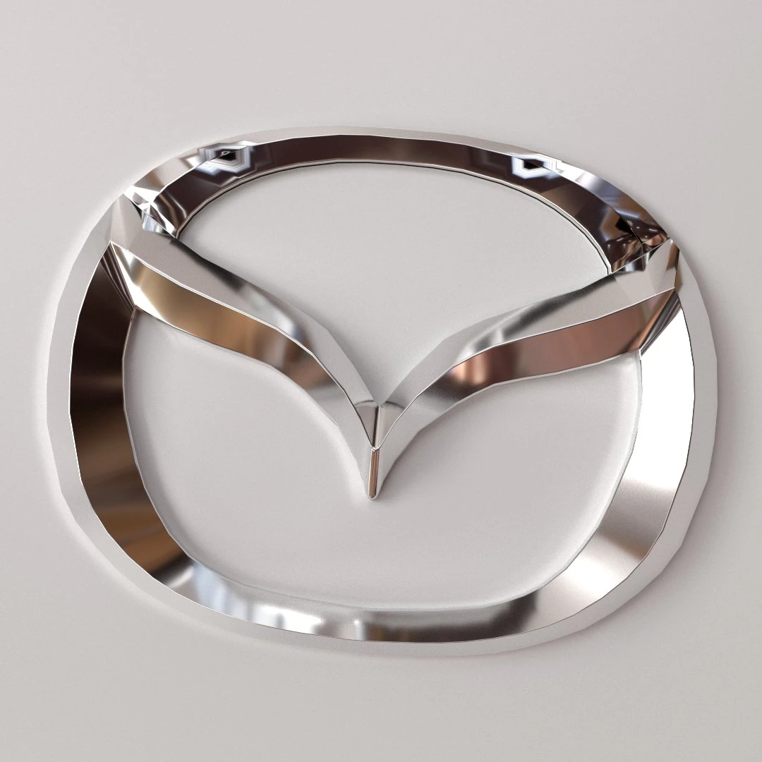 mazda logo 3D Model .c4d .max .obj .3ds .fbx .stl .blend