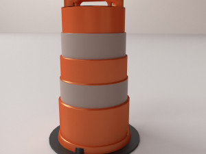 barricade barrel 3Dモデル