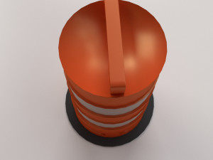 barricade barrel 3D Модель