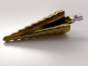 pyramid drill bit Modelo 3D