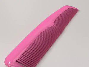 grzebień do włos&oacute;w Model 3D