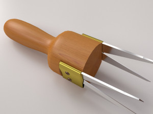 partial bark cutter Model 3D
