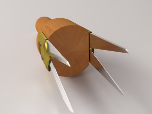 partial bark cutter Model 3D