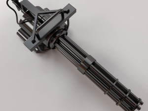 minigun 3D 模型
