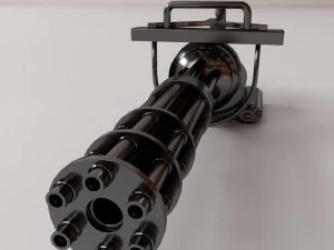 minigun 3D Model