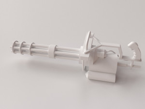 minigun 3D 模型