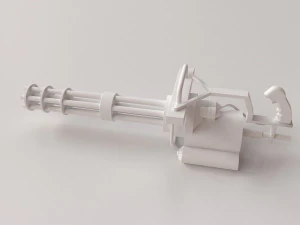 minigun 3D Model