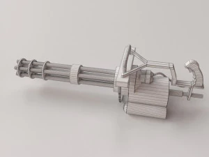 minigun 3D Model