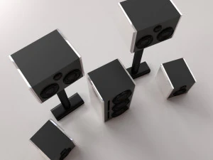 equipo de cine en casa Modelo 3D