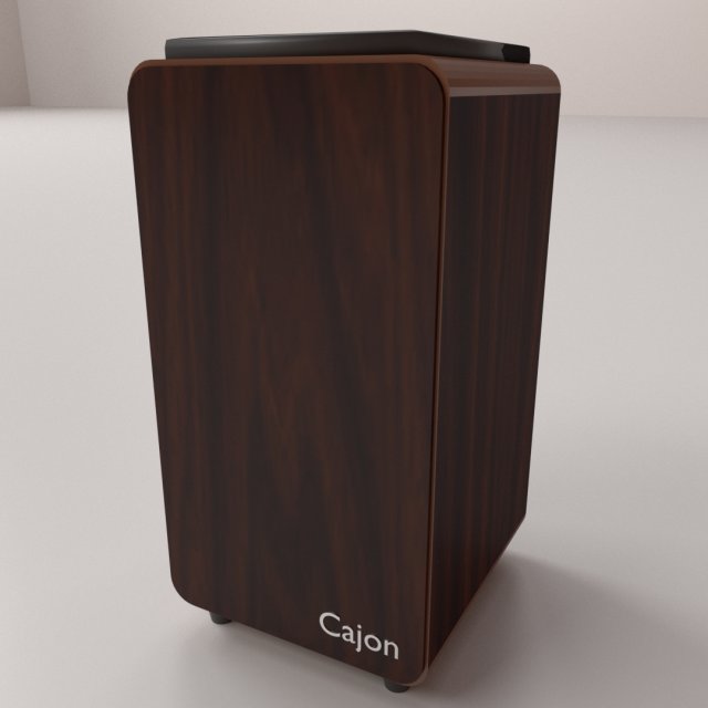 cajon 3D 模型 .c4d .max .obj .3ds .fbx .stl .blend 