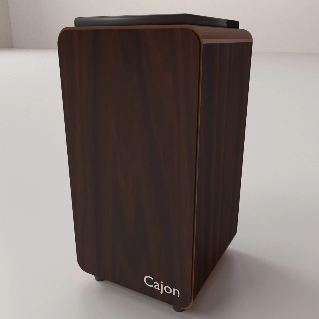 cajon 3D Model .c4d .max .obj .3ds .fbx .stl .blend 