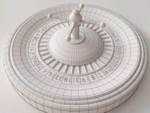 roulette wheel 3D Model