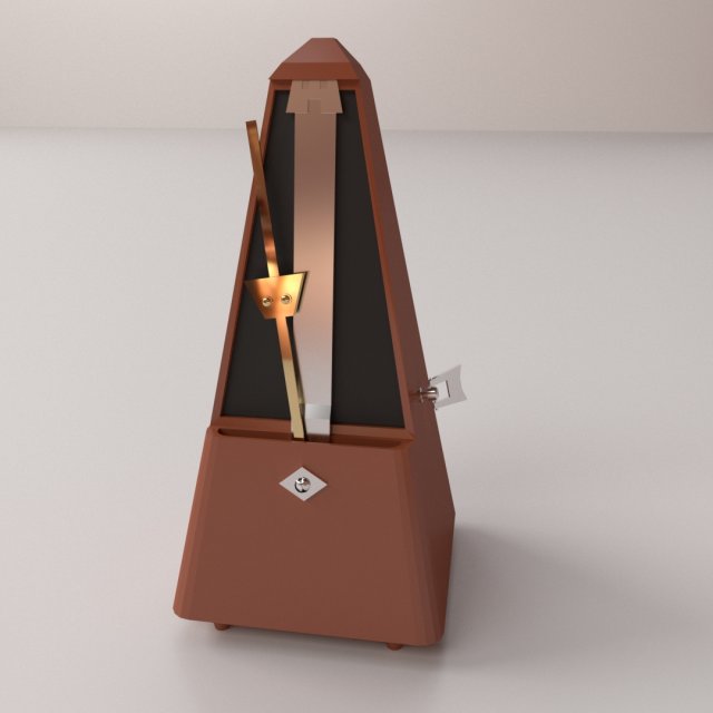 metronome Modelo 3D .c4d .max .obj .3ds .fbx .stl .blend
