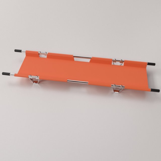 foldable stretcher 3D 모델 .c4d .max .obj .3ds .fbx .stl .blend 