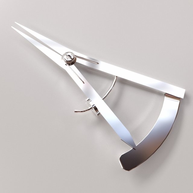 castroviejo caliper 3D Model .c4d .max .obj .3ds .fbx .stl .blend 