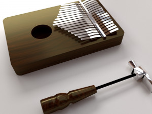 kalimba Model 3D
