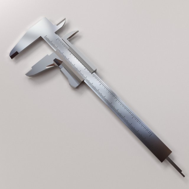 caliper Modelo 3D .c4d .max .obj .3ds .fbx .stl .blend