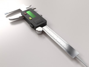 digital caliper 3Dモデル