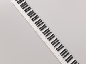 piano key 3D Models