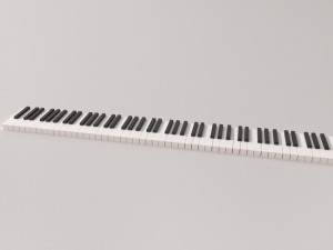 piano key Modelo 3D