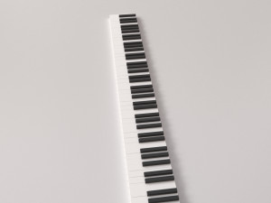 piano key Modelo 3D