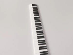 клавіша піаніно 3D Модель