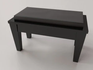 piano bench 3D Model