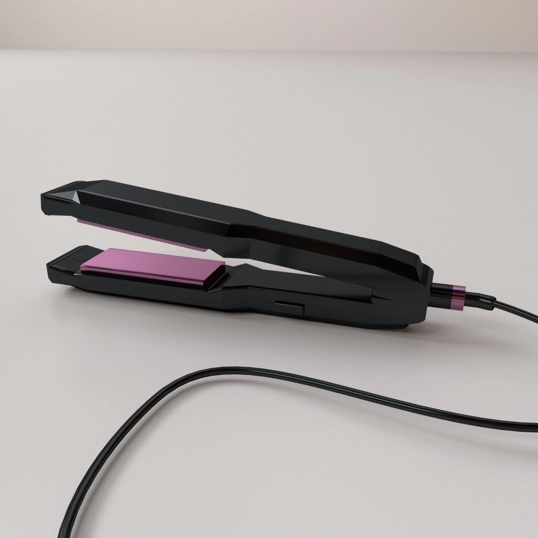 hair straightener 3D Model .c4d .max .obj .3ds .fbx .stl .blend