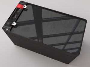 lead acid battery Modelo 3D