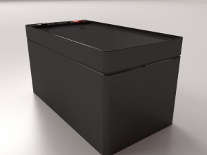 lead acid battery 3D Model