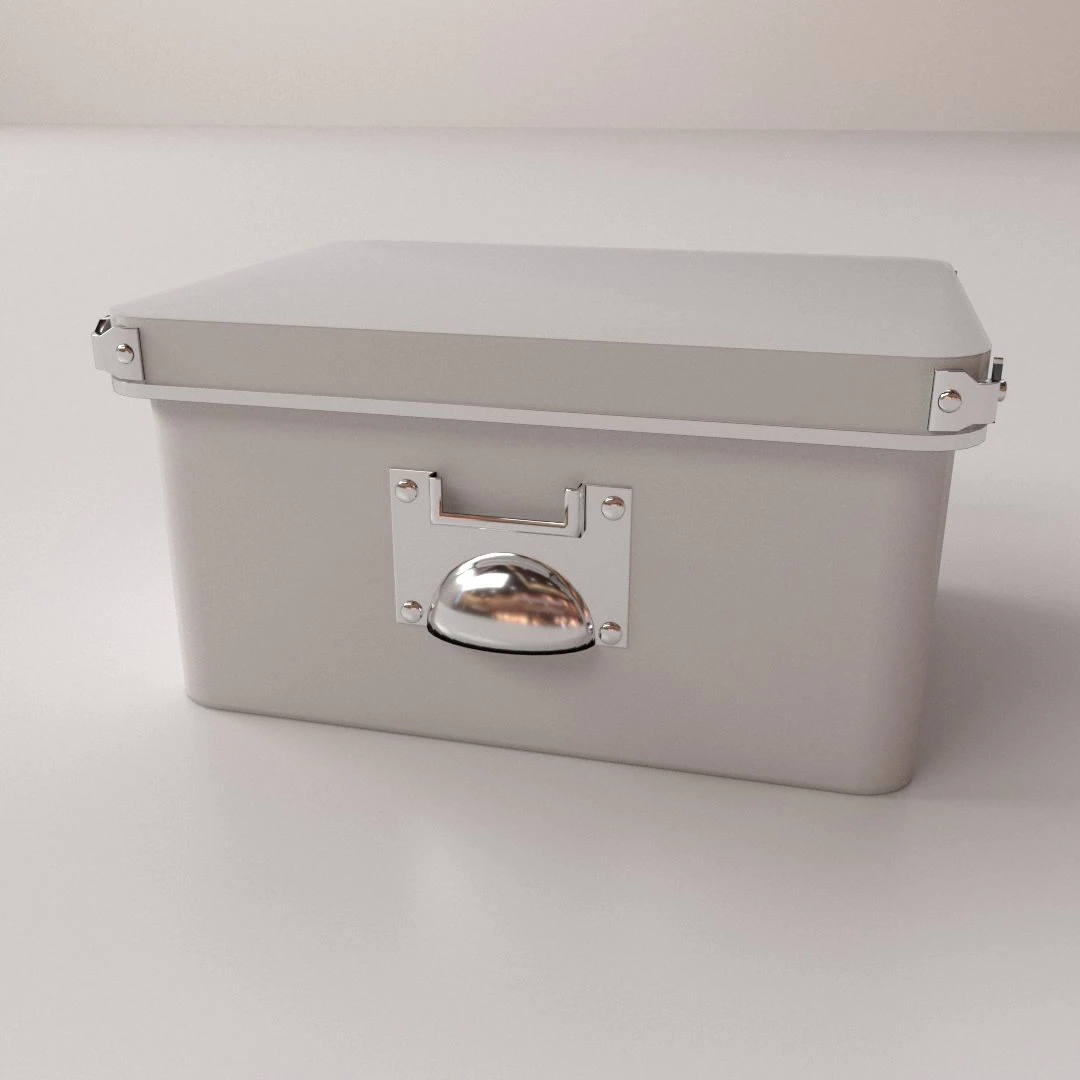 storage box 3D Model .c4d .max .obj .3ds .fbx .stl .blend 
