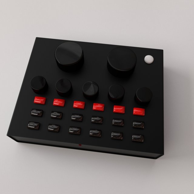 audio mixer v2 3Dモデル .c4d .max .obj .3ds .fbx .stl .blend 