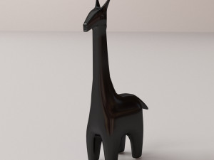 giraffe statue Modelo 3D