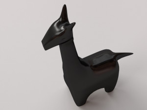 giraffe statue 3D 模型