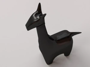 giraffe statue 3D Model
