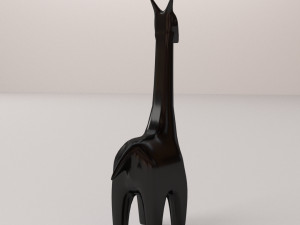 giraffe statue 3D 模型