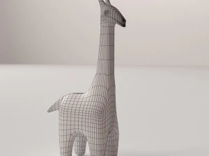 giraffe statue 3D Model