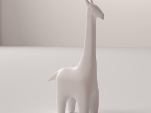 giraffe statue 3D 模型